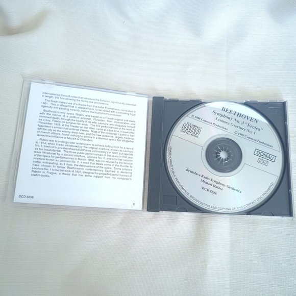 Beethoven Symphony No. 3 "Eroica", Leonora Overture No. 1 CD - Picture 3 of 5